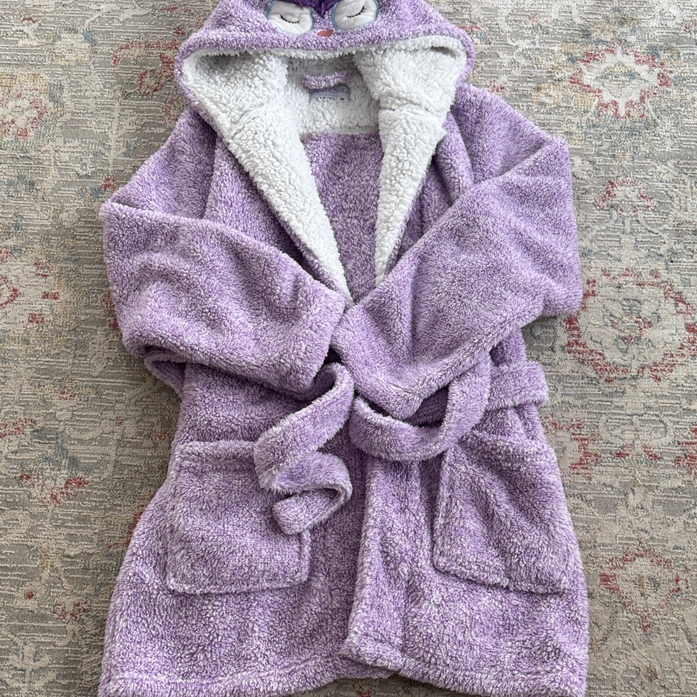Like New. Cozy Purple Robe  with Hood